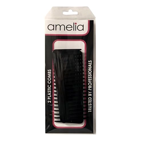 Amelia Beauty Peine Desenredante de Dientes Anchos 6" Pack 2 miniatura 5