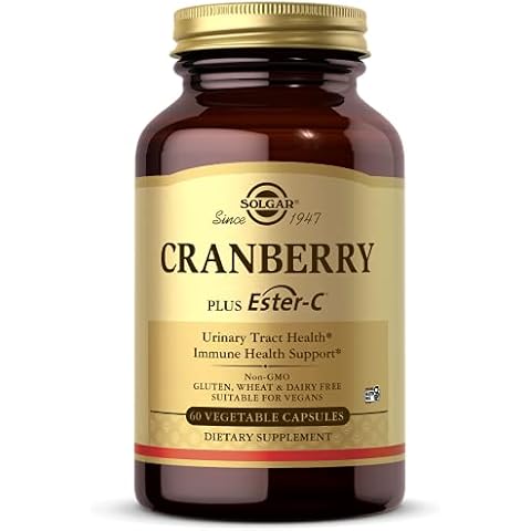 Solgar CRAN FLORA w/ Probiotics Plus Ester-C, 60 Veg. Caps Cover