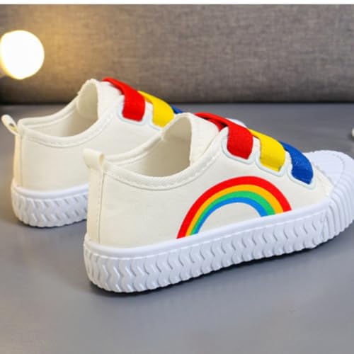 Boys Girls Candy Color Canvas Shoes Outdoor Walking Tennis Sneakers (Toddler/Little Kid)3