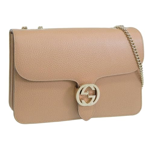 [グッチ] バッグ レディース ショルダーバッグ アウトレット ブランド レザー ベージュ インターロッキングG 510303CAO0G2574 [並行輸入品]
