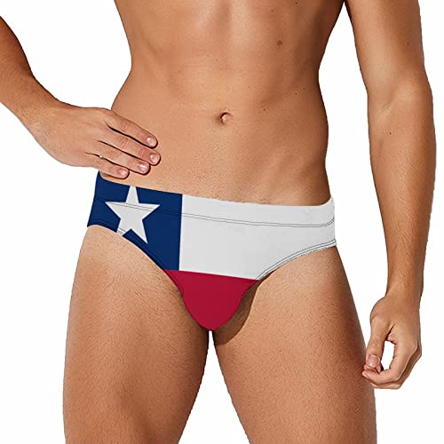Chilean Flag Men's Swimming Trunks,Beach Shorts Stretch Swimsuit Quick Dry