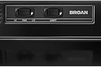 Vista 2 de Broan-NuTone 413023 Inserto de campana extractora sin conductos con luz, ventilador de escape para debajo del gabinete, 30 pulgadas, negro