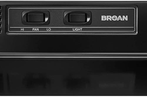 Vista 9 de Broan-NuTone - Campana extractora 413004 sin conductos, con luces, ventilador de escape, para debajo del gabinete, 30 pulgadas, acero inoxidable