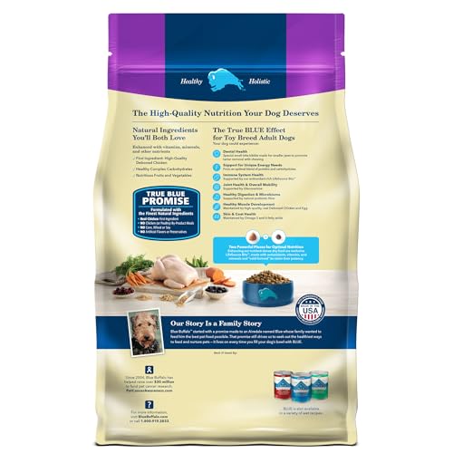 Blue Buffalo Life Protection Formula Chicken Toy Adult Dry Dog Food, 4 lb - image 2