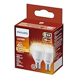 Philips(フィリップス) LED電球 E17口金 40W相当 電球色 広配光 2個パック LDA4L-G-E17/E/K/2P-A