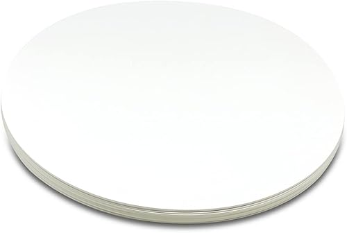 Miniatura 13 de Tableros redondos para tartas, paquete de 10 soportes para tartas, base circular de cartón (blanco, 10 pulgadas)
