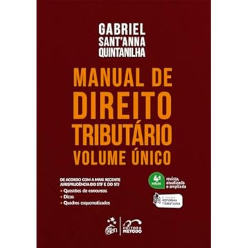 Capa do livro Manual de Direito Tributário - Volume Único