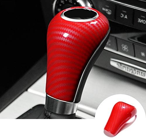Red Center Console Gear Shift Knob Trim Cover for Mercedes-Benz C Class W203 W204 S204 2004-2013