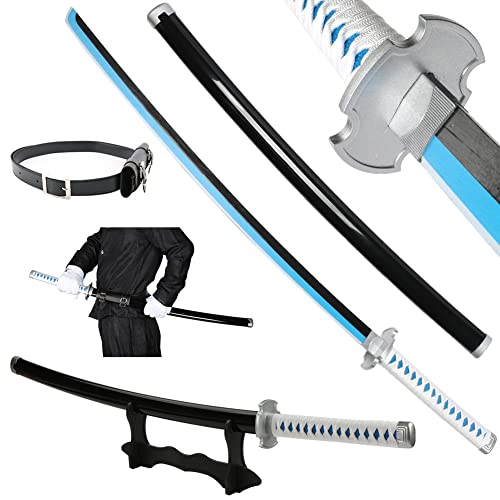 Épée Demon Slayer pour cosplay de 104 cm avec son support de ceinture intégré