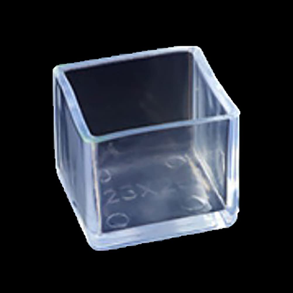 Lot de 4 Embouts en Silicone de Protection pour Pieds de Chaise et Table,Réduction du Bruit,Carrés 50 x 50 mm