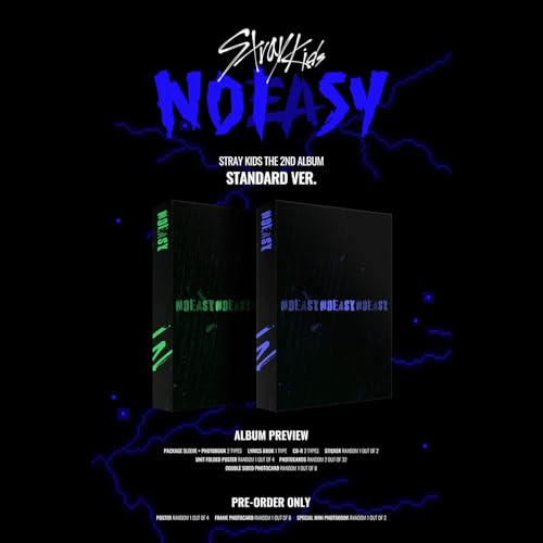 Miniatura 2 de Noeasy 2nd Album Standard Random Ver. Photobook Lyric Book Cd-R Sticker Folded Poster Photocards 2 Pin Badges 4 Extra Photocards Official K-Pop Sealed Album