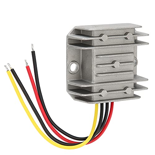 Cocoarm Convertidor de Voltaje DCDC Convertidor CC CC a Prueba de Agua 36V 48V a 24V 5A 120W Silicona Aluminio IP67 con Sobrecorriente Protección contra Cortocircuitos contra Sobrecalentamiento para