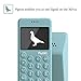 Punkt. MP02 4G LTE Minimalist Mobile Phone - Unlocked Cell Phone with Nano-SIM, Wi-Fi Hotspot, 2GB RAM+16GB Storage, Bluetooth, Digital Security, Multiband - Light Blue