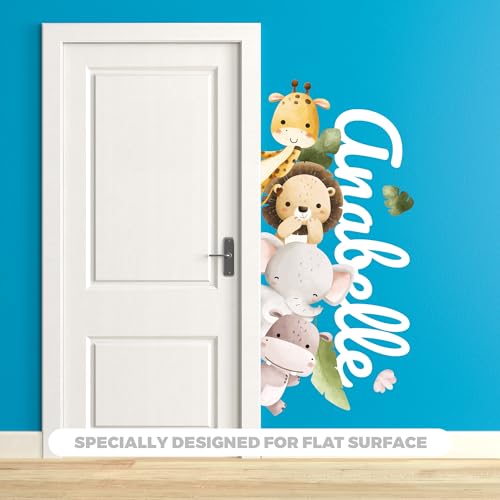 Vinilo decorativo personalizado animales de la jungla miniatura 5