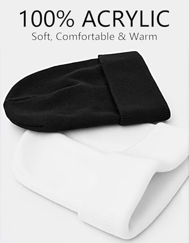 Image of Bigfoot Beanie for Men - Sasquatch Hat Winter Knit Cuffed Beanie for Women - Bigfoot Gifts for Christmas & New Year