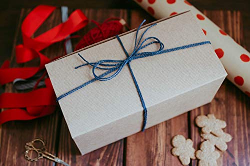 Elegant Blue and White Christmas Mantel Decor Gift Box Set for Enchanting Holiday Centerpieces - Image 5