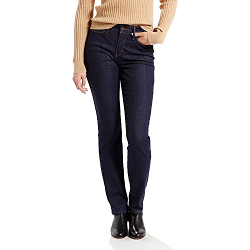 Levi's Women's 525 Perfect Waist Straight Jeans, Darkest Ace, 29/8 Short