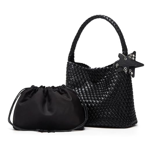 Bolso Tote de tejido liviano para mujer miniatura 1