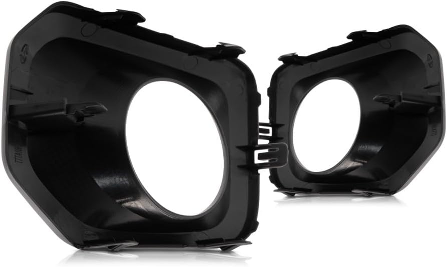 For Toyota Tacoma 2016-2023 Fog Light Bezel Driver and Passenger Side | Pair SR5/TRD/Off-Road/TRD Sport/TRD Pro Model Replacement For TO1038195, TO1039195 | 52128-04020, 52127-04020