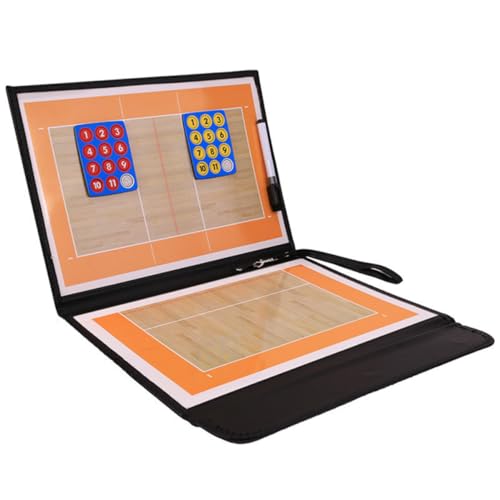Tableau de volley-ball magnétique Alasum pliable et léger avec stylo pour coacher partout