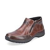 rieker herrenschuhe winter braun Diese lässigen Kurzstiefel in Nussbraun bieten die Extraweite (H – H ½), gefüttert mit kuschelig warmer Schurwolle und einer schockabsorbierenden Sohle.