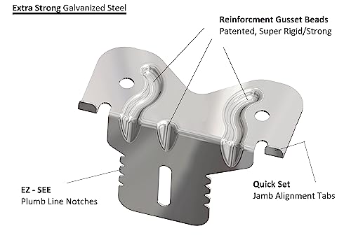 Door Install Clips™ | Quick & EZ Door Installs | Patented Strength Gussets