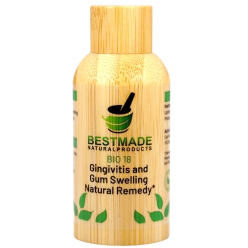 Bestmade Natural Gingivitis Remedy BIO18 - Boost Oral Health Naturally, Fight Halitosis, Support...