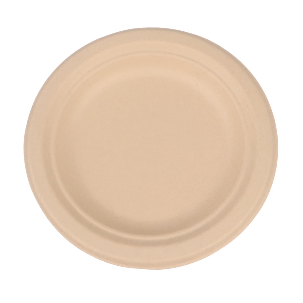 Anneome 100 Piezas Platos Desechables Pulpa de Color Marrón de Bandejas Biodegradables para Servir Fiestas Bodas y Cumpleaños
