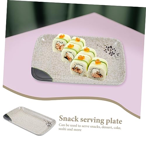 2 Platos Rectangulares Japoneses para Sushi Melamina miniatura 7