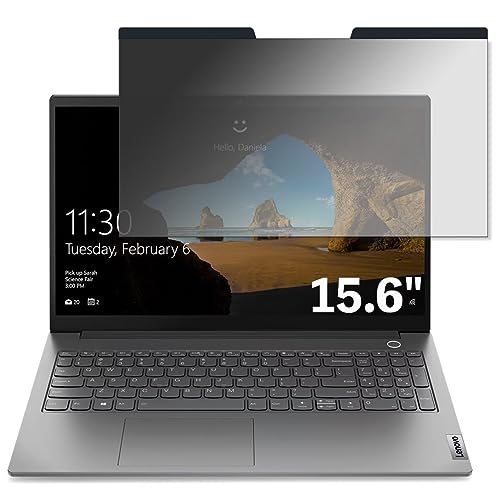 Lenovo ThinkBook 15 Gen 3 15.6インチ 16:9 対応 マグネット式 覗き見防止フィルター プライバシーフィルター ブルーライトカット パソコン PC 液晶保護フィルム 両面使用可能 反射防止 着脱簡単 保護シート