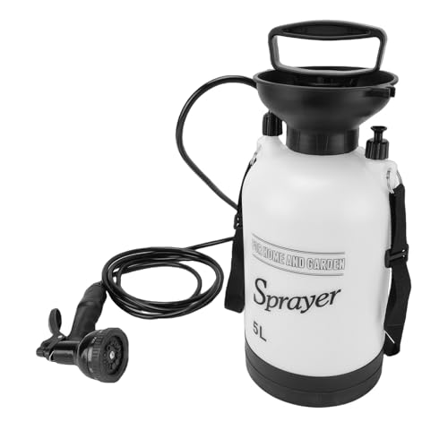 Ducha Portátil RiToEasysports para Camping, 5L con Boquilla Giratoria 360° y Válvula de Liberación de Presión