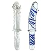 ScreaAss 29Cm Extra Lang Glas Dildo XXL Riesige Gewinde Analdildos Realistische Dildos Kristall Glasdildo Mit Griff Glasplug Analplug Big Butt Plug Klar Sexspielzeug Für Frauen Männer,Clear,29cm #2