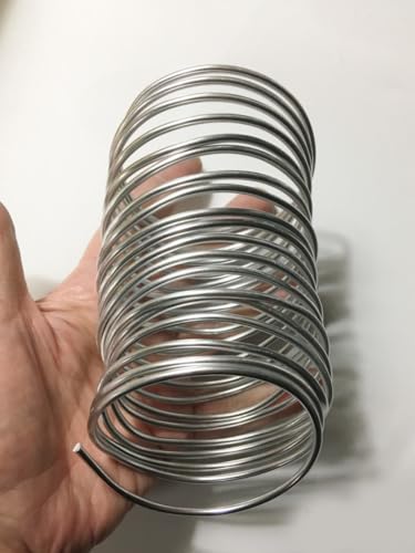 M00333-5 MOREZMORE Aluminum Wire 3mm 8Ga 5 Yards for Stop Motion Puppet Armature or Sculpture Annealed