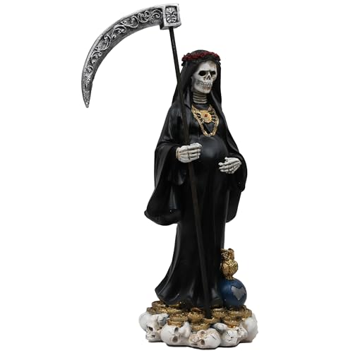 Estatua Santa Muerte Embarazada 12 pulgadas Multicolor miniatura 2