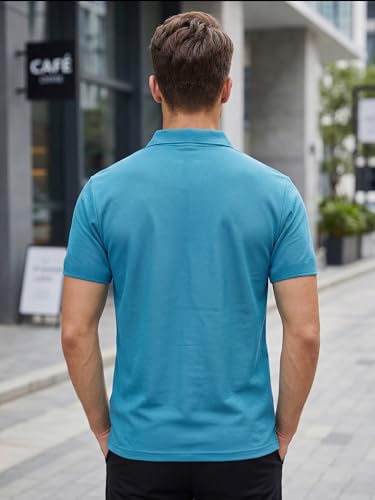 Image of XENOVAURBAN Dry Fit Polo t Shirt for Man | Regular Fit | Quick Dry Mars Fabric Polo T-Shirt with Collar for Men