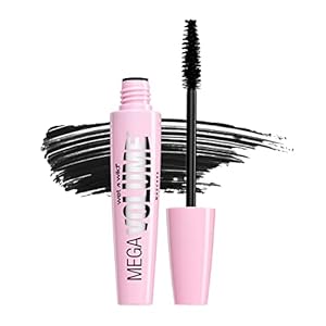 wet n wild Mascara Mega Volume – Vitamin E Enriched Volumizing, Smudge-Resistant Formula, Cruelty-Free, Gluten-Free, Sulfate-Free & Vegan – Black