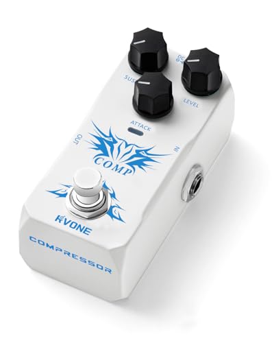 Analog Studio-Grade Compressor Pedal for Guitar/Bass