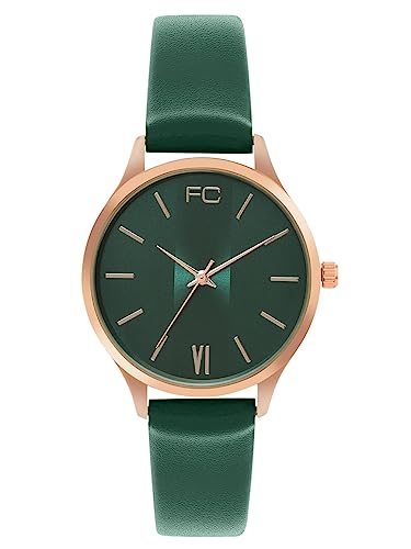French Connection Leather Spring-Summer 2023 Analog Green Dial Womens Watch-Fcn00081E, Band_Brown (B0C6GW68JB) Amazon Price History, Amazon Price Tracker