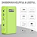 powkey Portable Power Station with AC Outlet 88.8Wh AC Battery Backup Power Pack, DC/USB Outputs for Portable Laptop Computer charger, Small Portable Power Station