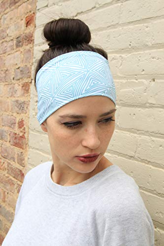 Equestrian Headbands For Women, Under Riding Helmet Bands, Sportswear Wide Hair Wrap Suitable For Use With Bike Helmets, Yoga & Hiking (4 Pack) #TOP5