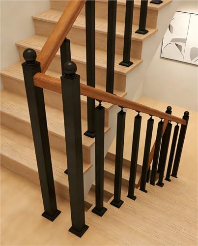 Poste de barandilla de escalera para balcones interiores con husillo de 105cm 6