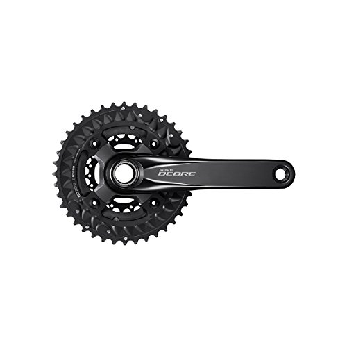Shimano FC-M6000-3 Crankset - 175mm, 10-Speed, 40/30/22t, 96/64 BCD, Hollowtech II Spindle Interface, Black