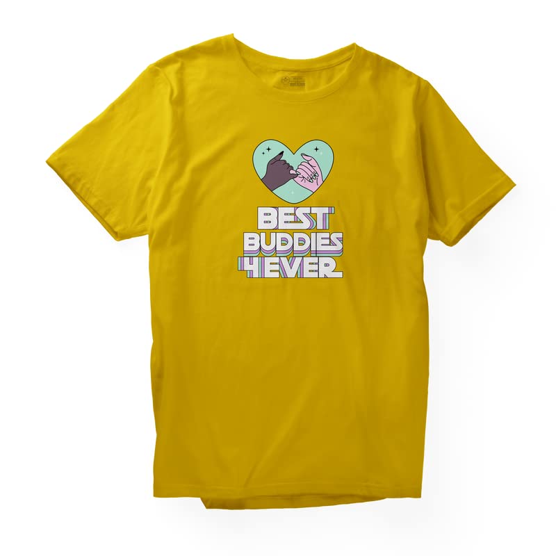 Alfaq Best Buddies 4 Ever Tshirt for Mens and Womens
