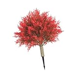 Photo Gallery gralara albero artificiale a forma di palla con picchetto da terra, piante finte, cespugli di arbusti finti, piante di cipresso finte per il corridoio, il, rosso Photo Gallery gralara albero artificiale a forma di palla con picchetto da terra, piante finte, cespugli di arbusti finti, piante di cipresso finte per il corridoio, il, rosso