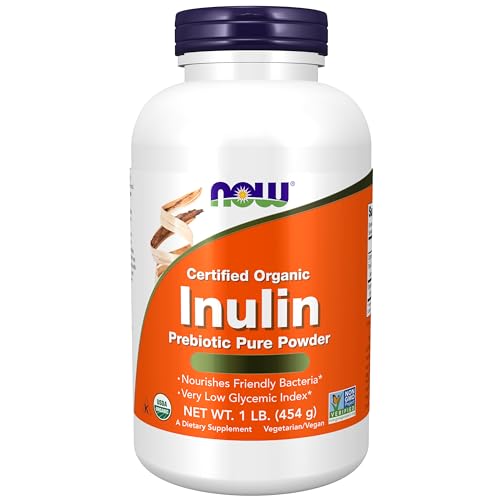 Now Foods Inulina Orgánica 454g Polvo