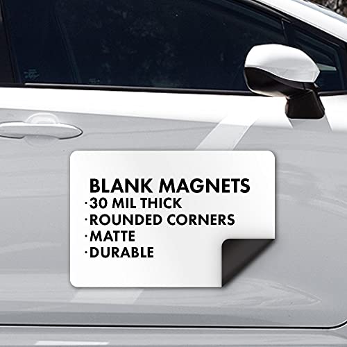 Generic Blank Magnets For Vehicles Magnetic Car Signs Diy Plain White Magnets Sheets Large Bm0001 Blank Car Magnet #TOP4