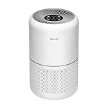 LEVOIT Air Purifiers for Home Bedroom, Smart WiFi, HEPA Sleep Mode for Home Large Room, Quiet Cleaner for Pet Hair, Allergies, Dust, Smoke, Pollon, White Noise, Alexa Control, Core300S-P, White
