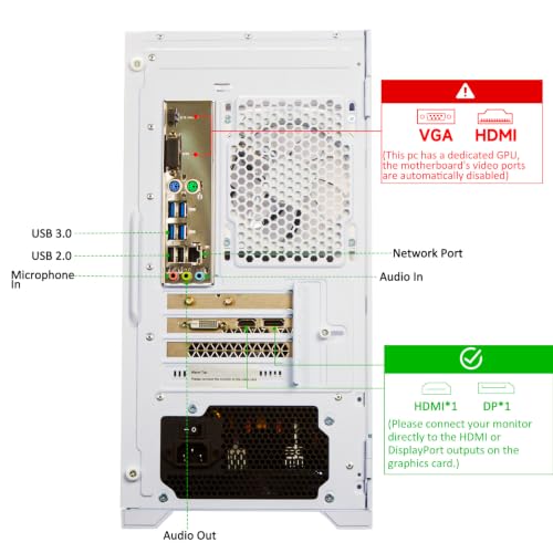 Image of LXZ Gaming Desktop PC, Ryzen 7 4700LE, GeForce RTX 3050 8GB, 16GB DDR4 RAM