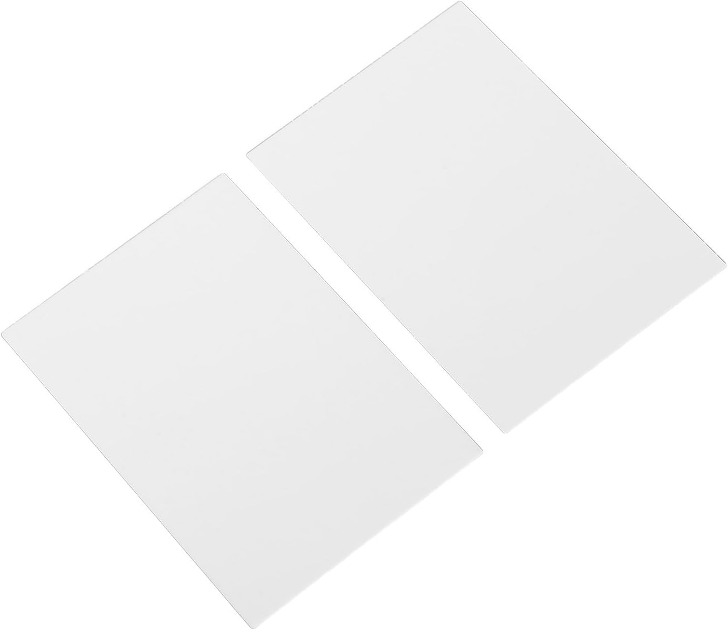 BESPORTBLE Compact Square Adhesive Makeup Mirror Sticker and Improving Photo Taking Experience 2pcs with Tempered Glass, Portable Stylish Travel Mirror for Smartphone Touch-ups for Phone