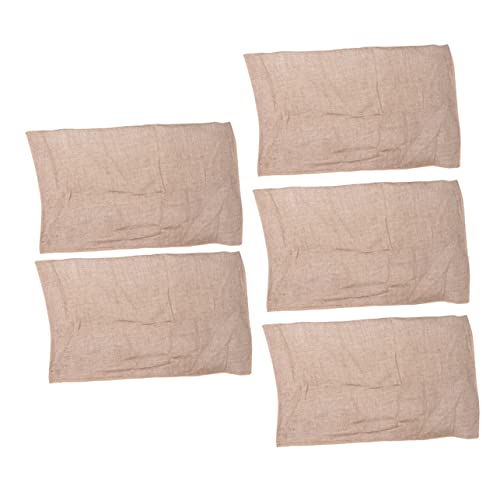 Zerodeko Confezione Da 5 Sacchetti Riutilizzabili in Rete Per La Conservazione Di Verdure in Iuta Intrecciata Traspiranti E Anti-luce Per Frutta E Verdura Da Cucina